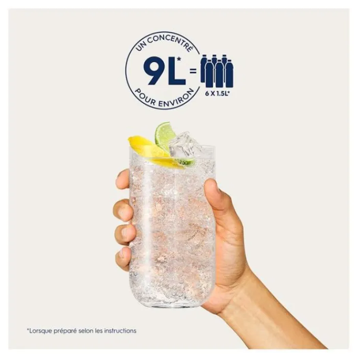 Sale Concentré LIMONADE 440ML Concentré Soda, Bouteille