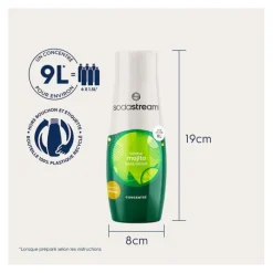 Best Concentré MOJITO 440ML Concentré Soda, Bouteille