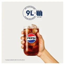 New Concentré PEPSI ZERO SUCRES 440ml Concentré Soda, Bouteille