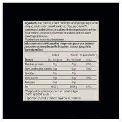 New Concentré PEPSI ZERO SUCRES 440ml Concentré Soda, Bouteille