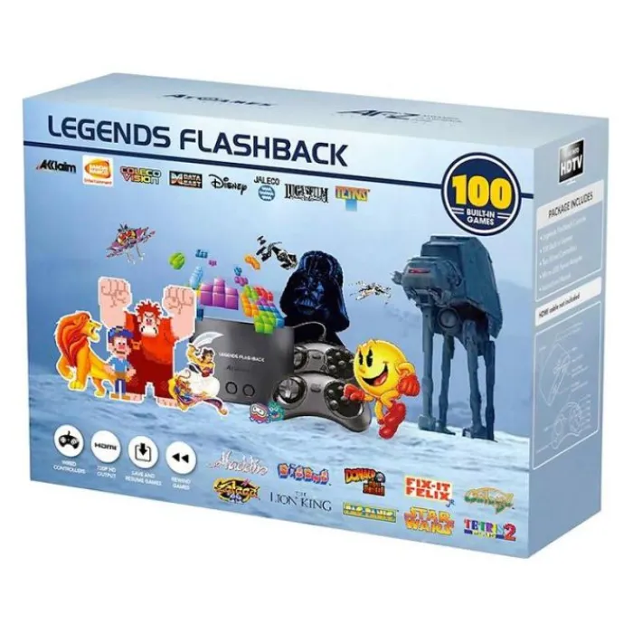 Clearance Console de jeu rétro LEGENDS FLASHBACK - 100 jeux inclus Borne De Jeux, Jeux