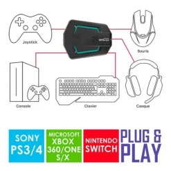Best Convertisseur Clavier et Souris pour console Manette, Casque, Protection Console