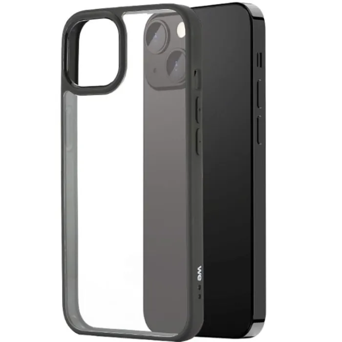 Best Coque APPLE iPhone 13 Contour Noir Coque, Verre Trempé, Étui