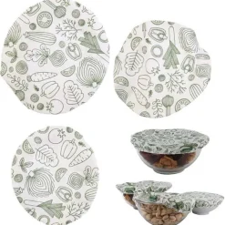 Sale Couvercle en tissu réutilisable x3 Ustensiles De Cuisine
