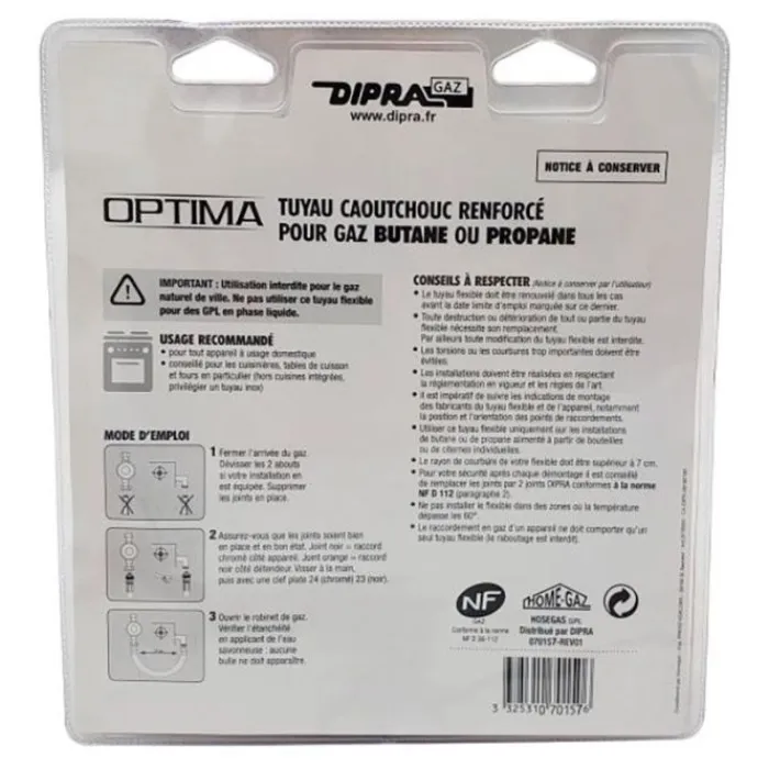 Hot TUYAU GAZ BUTANE PROPANE 10 ANS Tuyau, Détendeur Gaz