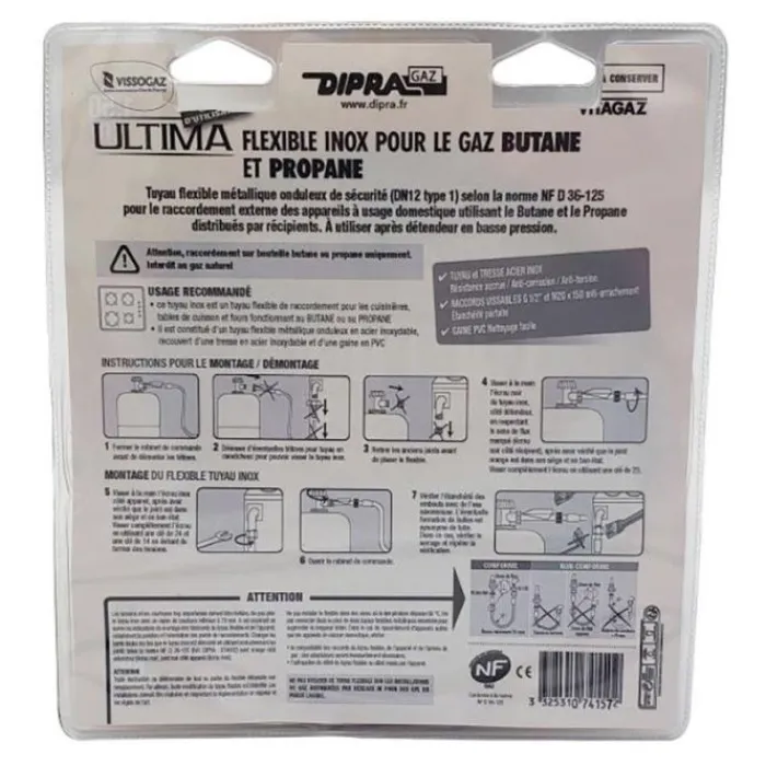 TUYAU GAZ BUTANE PROPANE A VIE Tuyau, Détendeur Gaz