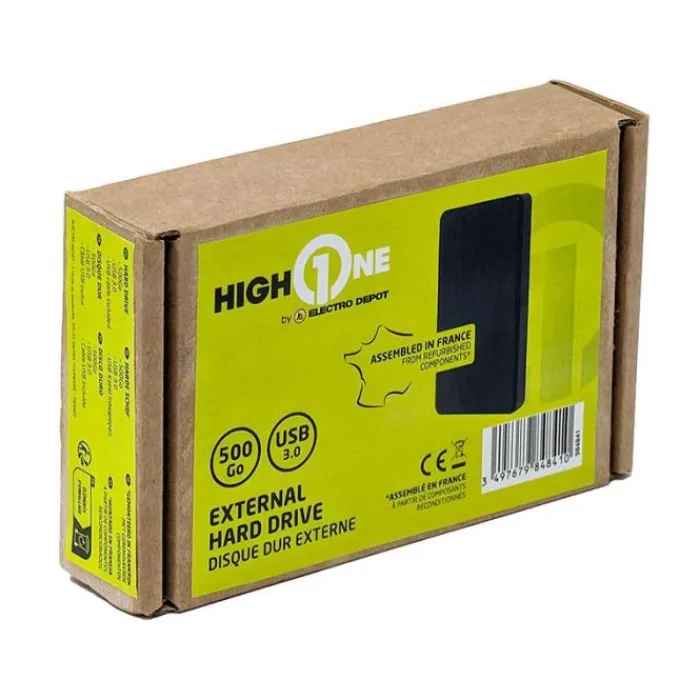 New Disque dur 500 Go USBC 3.0 reconditionné Disque Dur Externe, Ssd