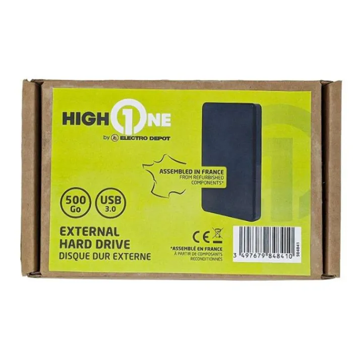 New Disque dur 500 Go USBC 3.0 reconditionné Disque Dur Externe, Ssd