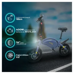 Clearance Draisienne BIKE 140 Bleue Draisienne