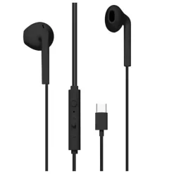 New Ecouteurs filaires USB C Noirs Écouteurs Filaires