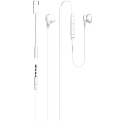 Sale Ecouteurs SALTO USB C Blancs Écouteurs Filaires