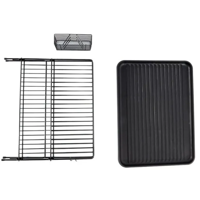 Hot Egouttoir métal noir pliable Ustensiles De Cuisine
