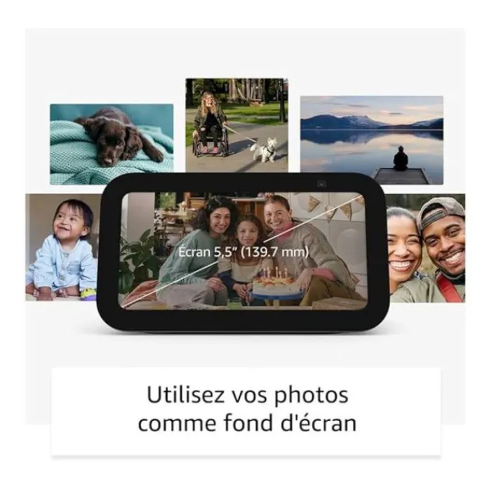 Clearance Enceinte connectée ECHO SHOW 5 Anthracite Assistants Vocaux