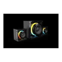 Enceinte 2.1 SERPENTIS RBG Enceinte Pc, Webcam