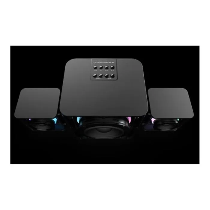 Enceinte 2.1 SERPENTIS RBG Enceinte Pc, Webcam