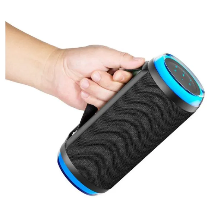 New Enceinte sans fil OCTAVE LEASH V2 Black Enceinte Bluetooth, Enceinte Connectée