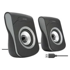 Discount Enceintes Filaires USB 2.0 - Duo Haut-Parleurs PC Enceinte Pc, Webcam