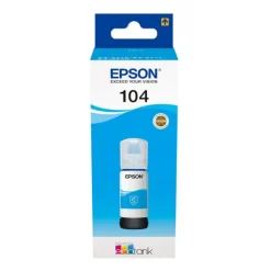 Hot Encre T104 Ecotank Cyan -65ml Cartouche Imprimante Pour Epson