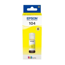 Encre T104 Ecotank Jaune - 65ml Cartouche Imprimante Pour Epson