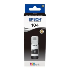 Clearance Encre T104 Ecotank Noir - 65ml Cartouche Imprimante Pour Epson