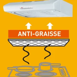 Best Filtre anti-graisse 114 x 47 cm Filtre Hotte