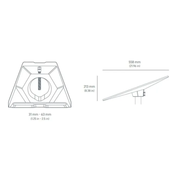 New Fixation adaptateur de tuyau standard Kit Satellite