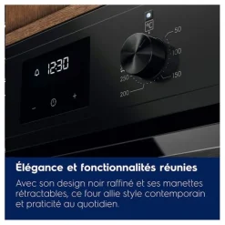 Hot Four à chaleur tournante EOF3C40TH Four Pyrolyse|Four Encastrable
