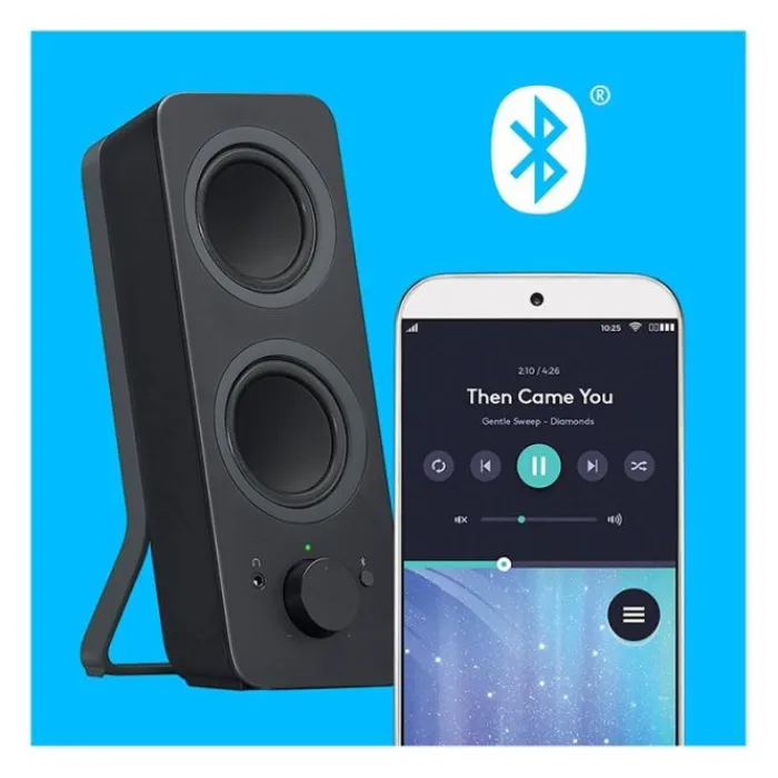 New Haut-parleurs Z207 Bluetooth pour ordinateur Enceinte Pc, Webcam