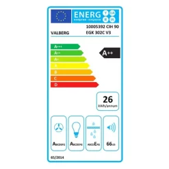 Hot Hotte inclinée CIH 90 EGK 302C V Hotte Décorative
