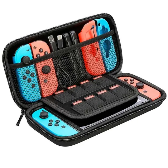 Discount Housse pour Switch Noire Manette, Casque, Protection Console