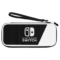 New Housse pour Nintendo Switch Noire et blanche Manette, Casque, Protection Console