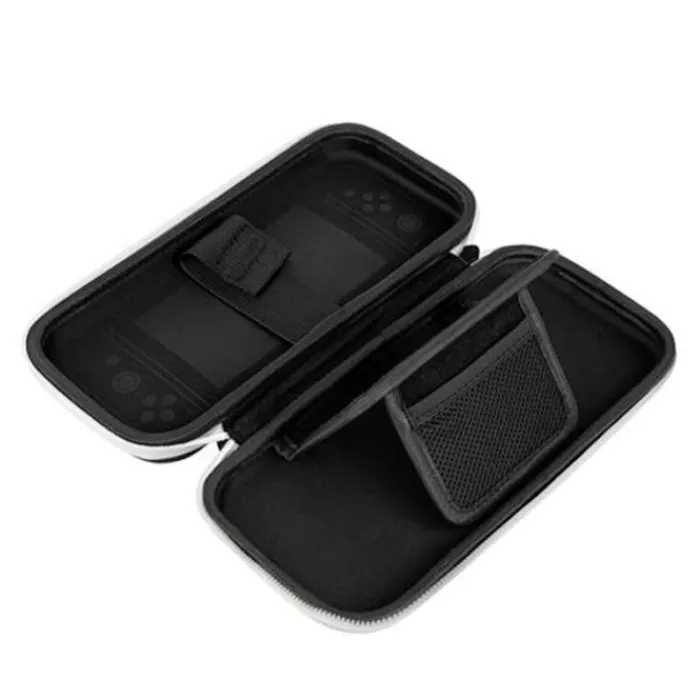 New Housse pour Nintendo Switch Noire et blanche Manette, Casque, Protection Console