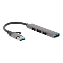 Online Hub USB-C + adaptateur 4 ports Hub, Dock, Lecteur De Carte