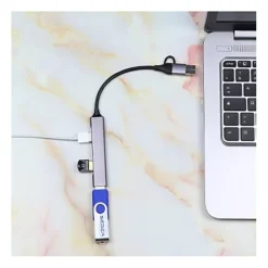 Online Hub USB-C + adaptateur 4 ports Hub, Dock, Lecteur De Carte