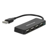 Sale HUB USB-A 4 Ports USB 2.0 – Haute Vitesse 480 Mbps Hub, Dock, Lecteur De Carte