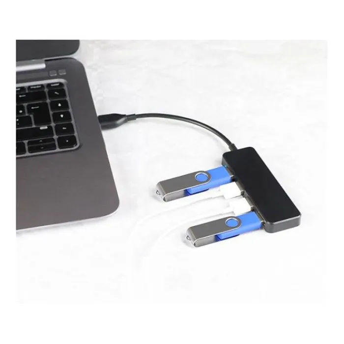 Sale HUB USB-A 4 Ports USB 2.0 – Haute Vitesse 480 Mbps Hub, Dock, Lecteur De Carte