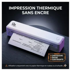 Hot Imprimante UPRINT Thermique A4 mobile U8 sans encre Imprimante