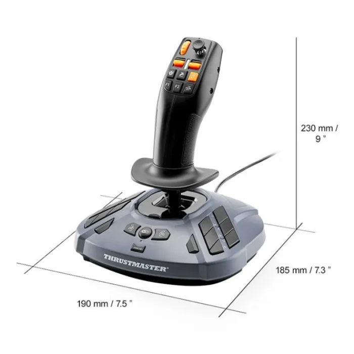 Clearance Joystick TRUSTMASTER Simtask Farmstick Simulation|Manette, Casque, Protection Console