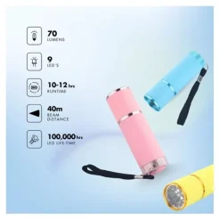 Lampe torche Enfant Fluorescente (coloris aléatoire) Lampe, Lampe Torche