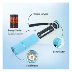 Lampe torche Enfant Fluorescente (coloris aléatoire) Lampe, Lampe Torche
