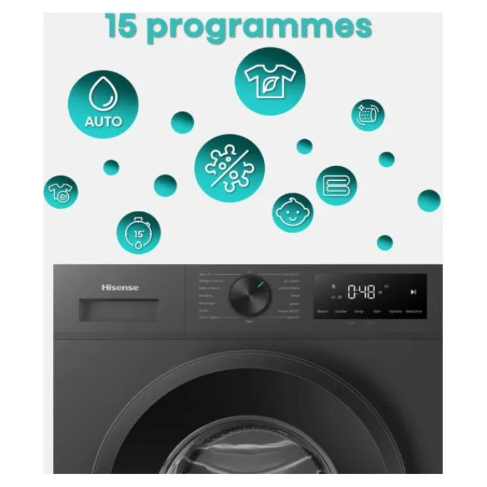 Online Lave-linge hublot 11 kg WF1I1142BBL Lave-Linge Hublot|Lave-Linge Économe En Énergie