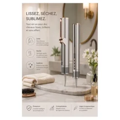 Sale Lisseur séchant 2en1 LISS'AIR Lisseur