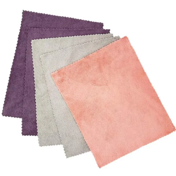 New Lot 5 chiffons 30x40cm microfibre Lingette, Balai, Détergent