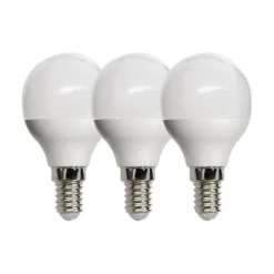 Clearance Lot de 3 Ampoules E14 470LM 3000K Led, Ampoules