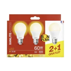 Hot Lot de 3 Ampoules E27 Standard Led, Ampoules