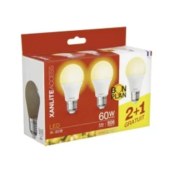 Hot Lot de 3 Ampoules E27 Standard Led, Ampoules