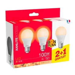 Online Lot de 3 Ampoules E27 100W 3000K Led, Ampoules
