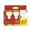 Clearance Lot de 3 Ampoules GU10 345LM 3000K Led, Ampoules