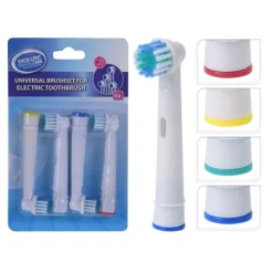 Best Lot de 4 brossettes compatibles brosse à dents ORAL-B Brosse À Dents Électrique