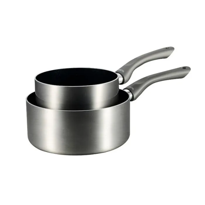 Sale Lot de 2 casseroles 16 et 20 cm céramique Casserole